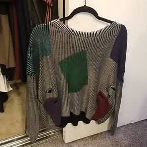 Funky metalic sweater